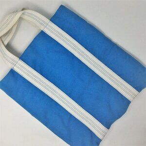 Michael Kors Blue Canvas Reversible Tote Bag